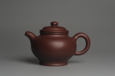 紫砂壶图片:实力派杨老师全手工紫茄泥小品大亨掇只 深得其味 泥料灰常油润 - 全手工紫砂壶网
