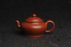紫砂壶图片:正宗小煤窑朱泥 全手工宫灯壶 隽秀文气 茶人醉爱 - 全手工紫砂壶网