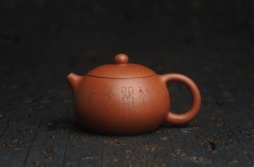 紫砂壶图片:油润降坡泥全手工小品西施壶 竹留清风 装饰居不可无竹 特文气 - 全手工紫砂壶网
