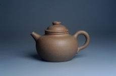 紫砂壶图片:特好高温本山老段泥 全手工大彬圈钮紫砂壶 - 全手工紫砂壶网
