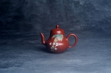 紫砂壶图片：美壶特惠 优质朱泥梨形壶 工夫茶具  茶人醉爱 - 全手工紫砂壶网