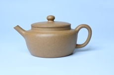 紫砂壶图片:美壶特惠全手工紫砂壶特好段泥桑扁壶 茶壶 茶具 单壶 - 全手工紫砂壶网