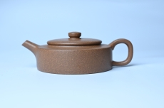 紫砂壶图片:美壶特惠 精工老段周盘壶 小壶难做 易泡养 杀茶利器 - 全手工紫砂壶网
