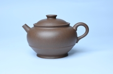 紫砂壶图片：美壶特惠 紫砂壶手工手制青灰段泥巨轮壶 茶壶 茶具 单壶 - 全手工紫砂壶网