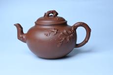 紫砂壶图片:美壶特惠 精品多子多福紫砂壶 帖叶生动细腻 送礼佳品 - 全手工紫砂壶网