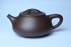 紫砂壶图片:美壶特惠 精致特好紫泥大满瓢 难度大 足足做了一个多星期 - 全手工紫砂壶网