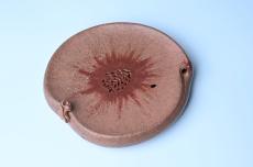 紫砂壶图片:美器特惠 朱自立工作室精品寿桃干泡台 直径大约15cm - 全手工紫砂壶网