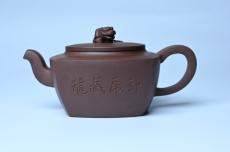 紫砂壶图片:美壶年底特惠 精工卧虎藏龙壶 难度大 茶人醉爱 - 全手工紫砂壶网