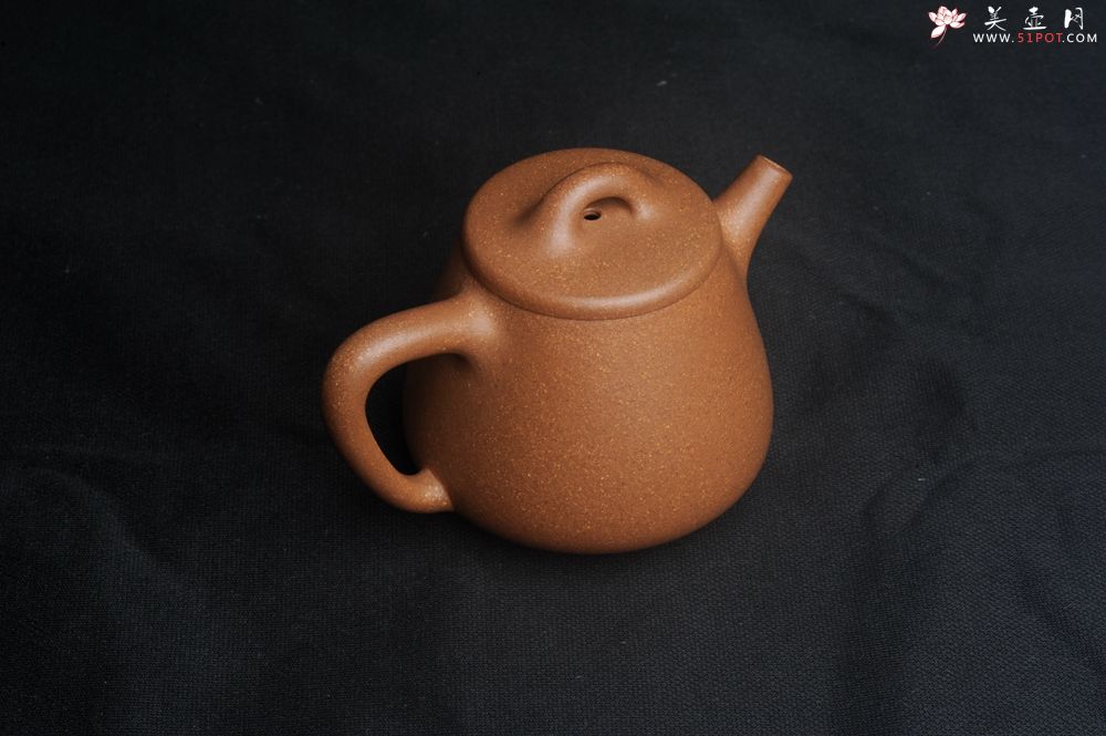 紫砂壶图片：美壶特惠 油润老段泥精致高石瓢紫砂茶壶 茶人醉爱 - 全手工紫砂壶网