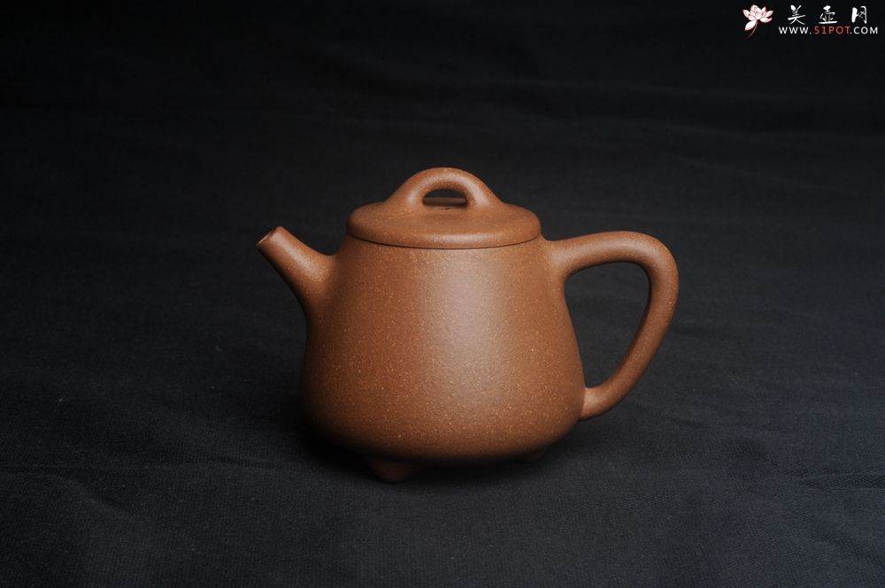 紫砂壶图片：美壶特惠 油润老段泥精致高石瓢紫砂茶壶 茶人醉爱 - 全手工紫砂壶网
