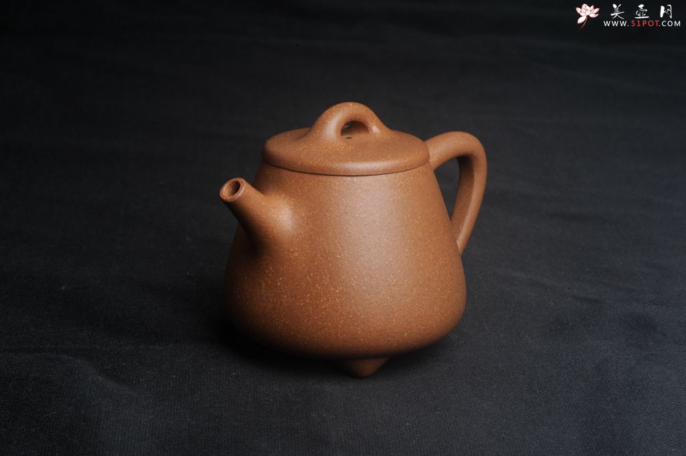 紫砂壶图片：美壶特惠 油润老段泥精致高石瓢紫砂茶壶 茶人醉爱 - 全手工紫砂壶网
