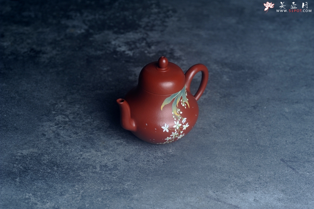 紫砂壶图片：美壶特惠 优质朱泥梨形壶 工夫茶具  茶人醉爱 - 全手工紫砂壶网