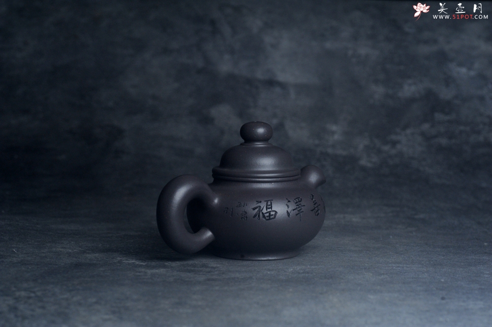 紫砂壶图片：美壶特惠 手工手制紫砂壶特好青灰泥松鼠壶 茶壶 茶具 单壶 - 全手工紫砂壶网