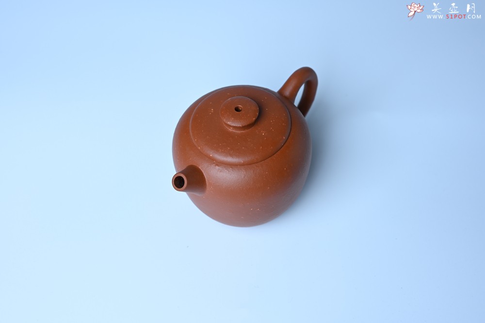 紫砂壶图片：美壶特惠 精品粗砂红泥巨轮壶 茶人醉爱 - 全手工紫砂壶网