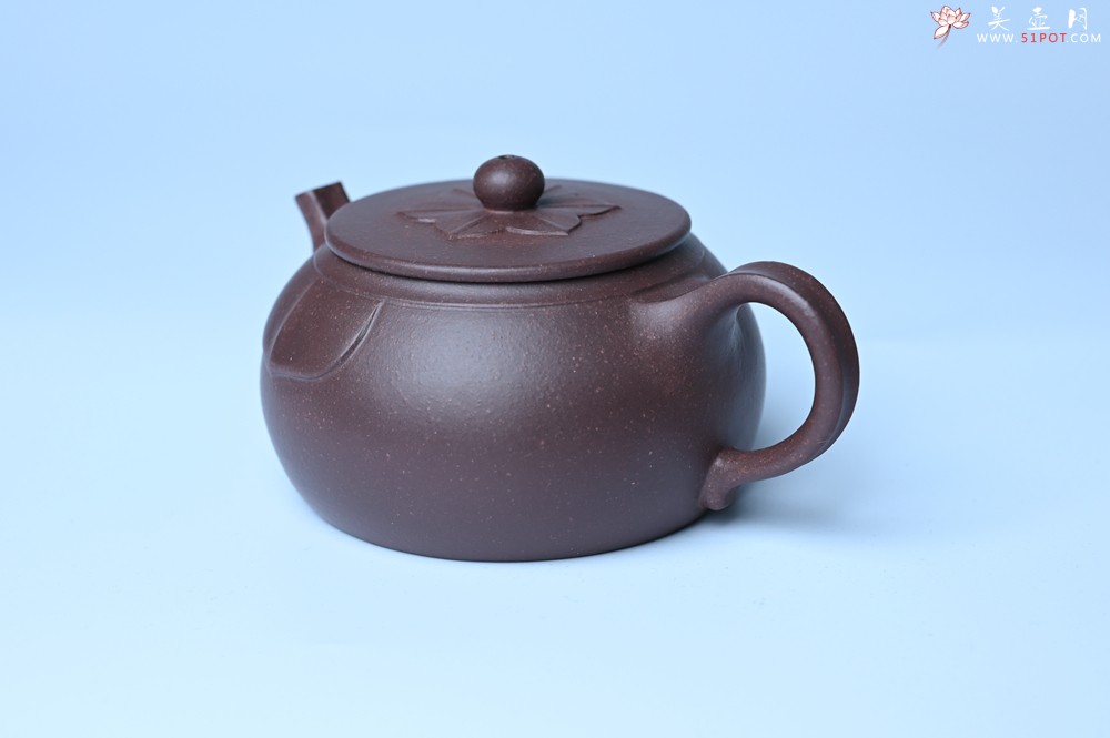紫砂壶图片：美壶特惠 优质老紫泥般若小美壶 茶人醉爱 - 全手工紫砂壶网