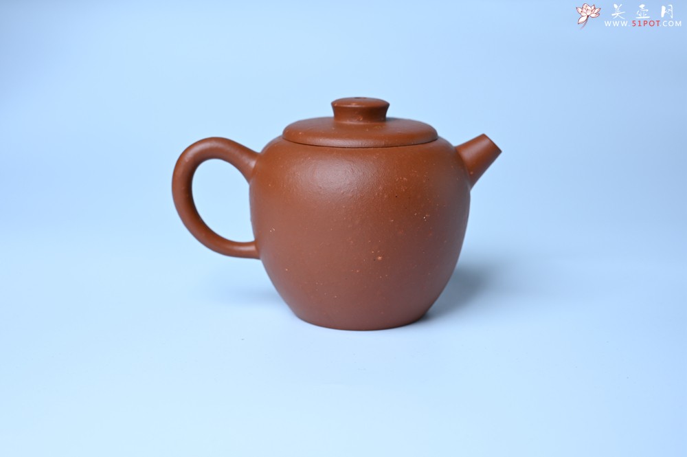 紫砂壶图片：美壶特惠 精品粗砂红泥巨轮壶 茶人醉爱 - 全手工紫砂壶网