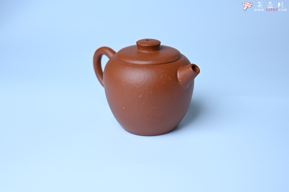 紫砂壶图片：美壶特惠 精品粗砂红泥巨轮壶 茶人醉爱 - 全手工紫砂壶网