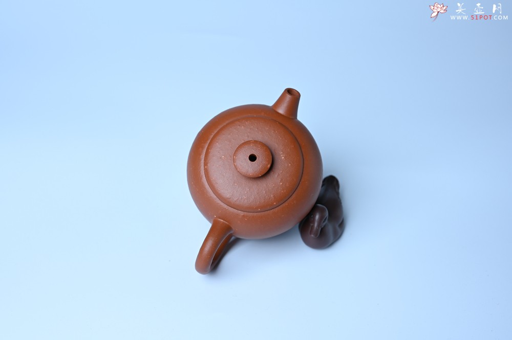 紫砂壶图片：美壶特惠 精品粗砂红泥巨轮壶 茶人醉爱 - 全手工紫砂壶网