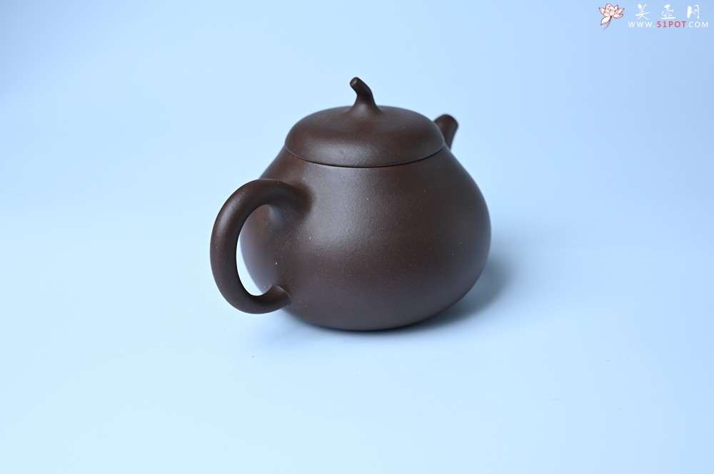紫砂壶图片：毛国强入室弟子黄云初 特好老紫泥涤心茄段 名家何水法书法 刘世涛伯陶刻 - 全手工紫砂壶网
