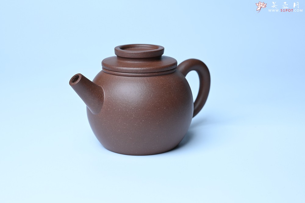 紫砂壶图片：美壶特惠 精致黑星红拼紫泥（家藏限量）巨轮小壶 茶人醉爱 - 全手工紫砂壶网