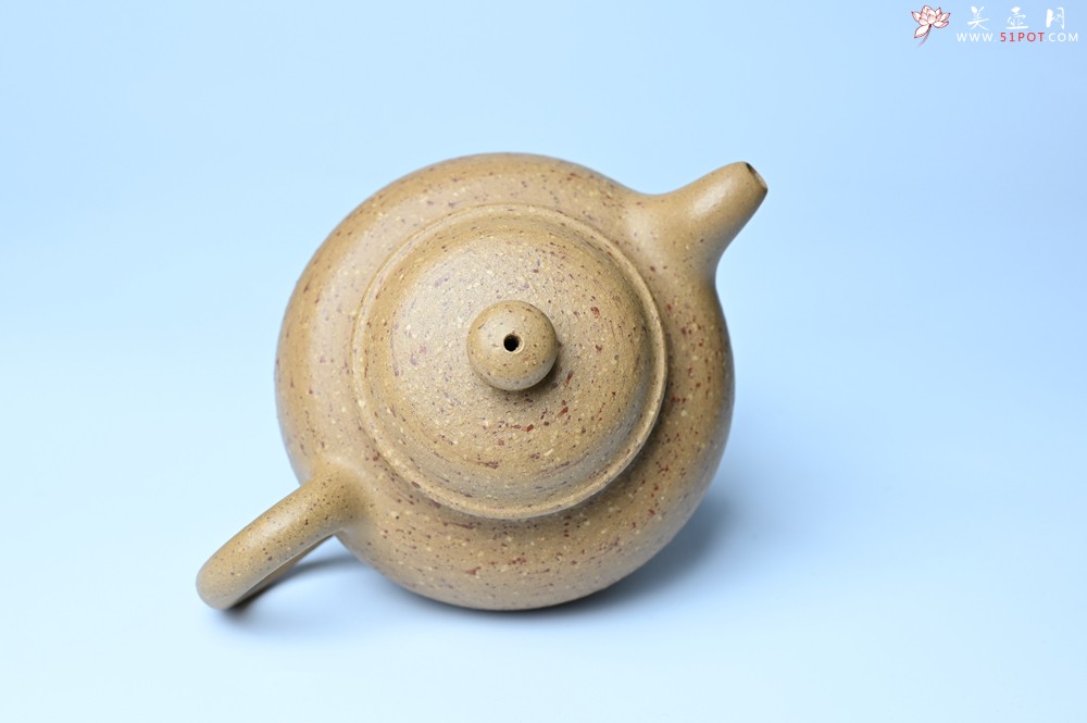紫砂壶图片：美壶特惠 特好粗砂桃花段泥掇只紫砂壶 茶人醉爱 - 全手工紫砂壶网