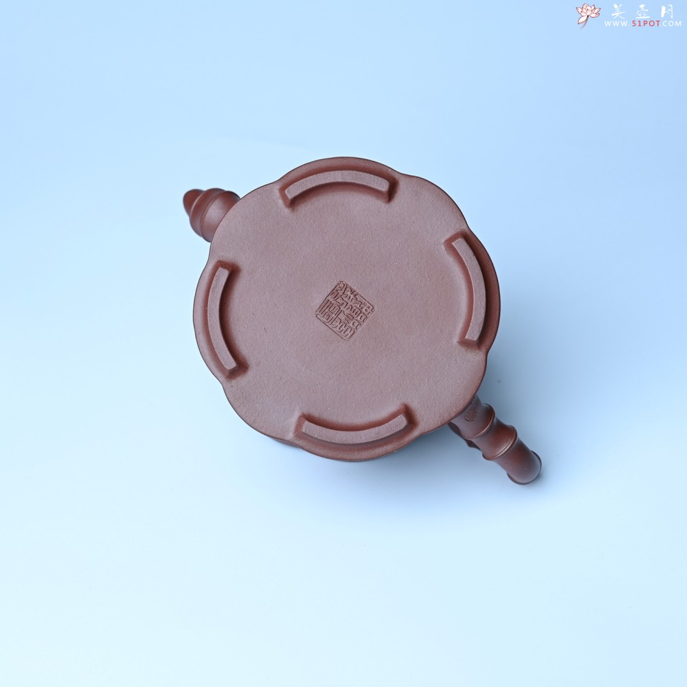 紫砂壶图片：美壶特惠 紫砂壶手工手制优质紫泥八段竹壶 茶人醉爱 - 全手工紫砂壶网