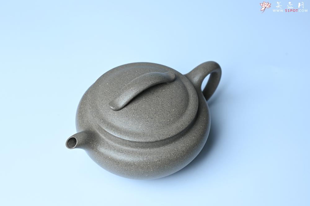 紫砂壶图片：美壶特惠 特好芝麻绿泥云帆紫砂壶 茶人醉爱 - 全手工紫砂壶网