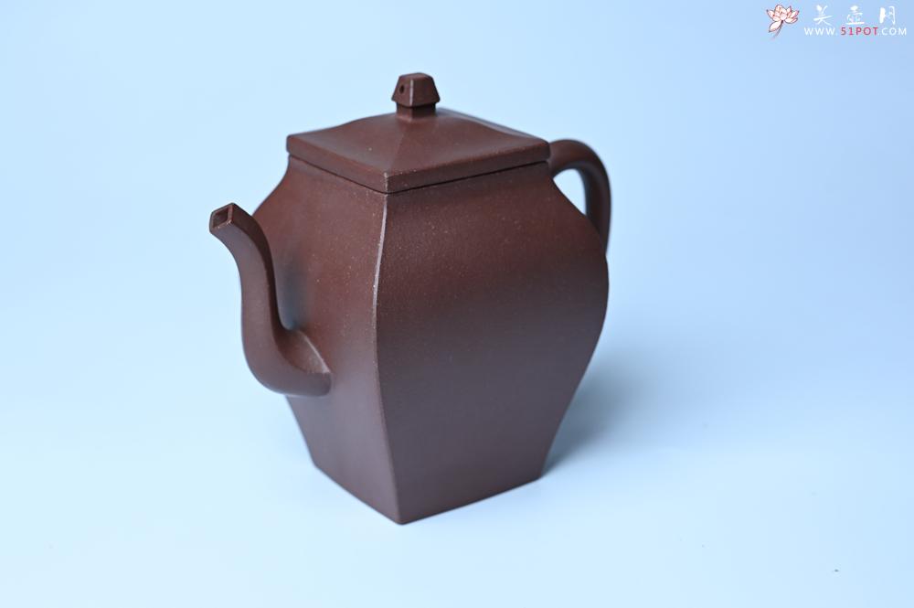 紫砂壶图片：美壶特惠 全手工镶接四方吉金壶 泥料超好 茶人醉爱 - 全手工紫砂壶网