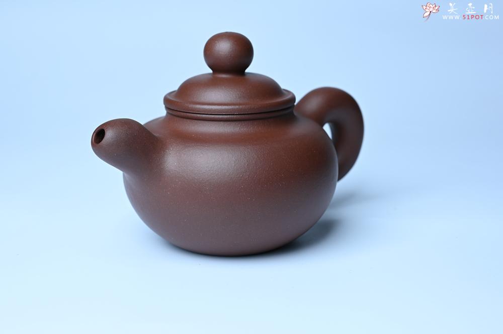紫砂壶图片：美壶特惠 黑星红拼紫泥（家藏限量）道洪圆珠壶 - 全手工紫砂壶网