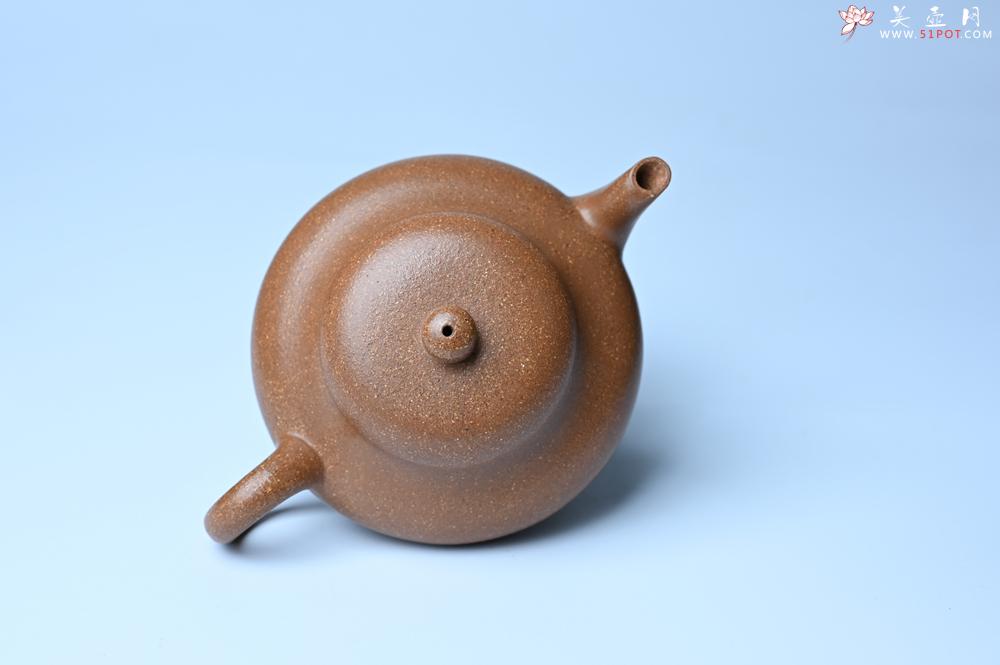 紫砂壶图片：美壶特惠 特好老段泥精致合欢壶 茶人醉爱 - 全手工紫砂壶网