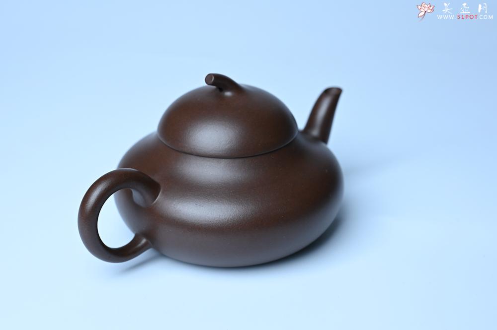 紫砂壶图片：美壶特惠 特好老紫泥茄段梨形壶 茶人醉爱 - 全手工紫砂壶网
