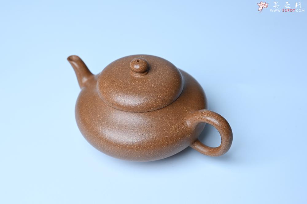紫砂壶图片：美壶特惠 特好老段泥精致合欢壶 茶人醉爱 - 全手工紫砂壶网