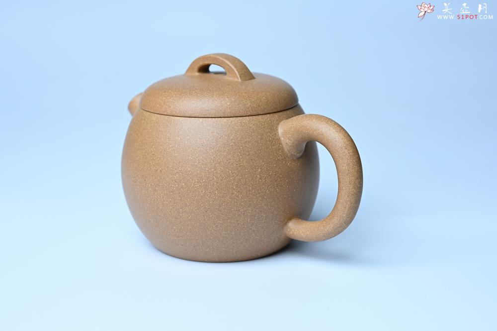 紫砂壶图片：美壶特惠 特好老黄段泥精致大炮巨轮壶 茶人醉爱 - 全手工紫砂壶网