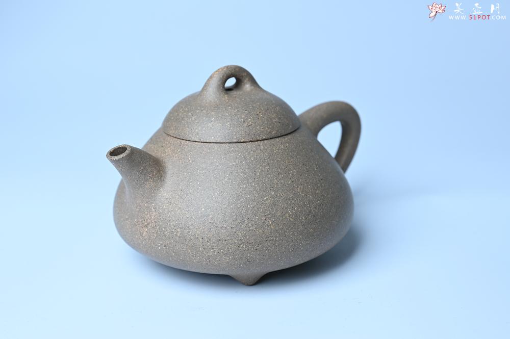 紫砂壶图片：美壶特惠 特好松花段泥精工乳瓢茶壶 茶人醉爱 - 全手工紫砂壶网