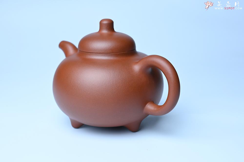 紫砂壶图片：潜力股周小培老师 老师家藏黄龙山一号井小红泥 全手工乳鼎壶 - 全手工紫砂壶网