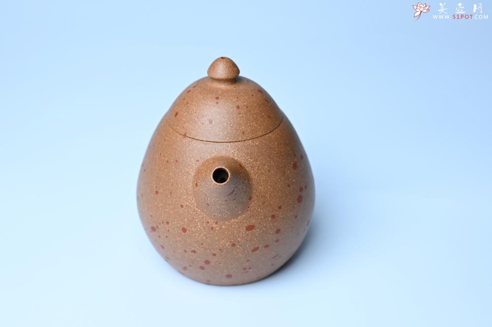 紫砂壶图片：美壶特惠 特好桃花段泥龙蛋紫砂壶 茶人醉爱 - 全手工紫砂壶网