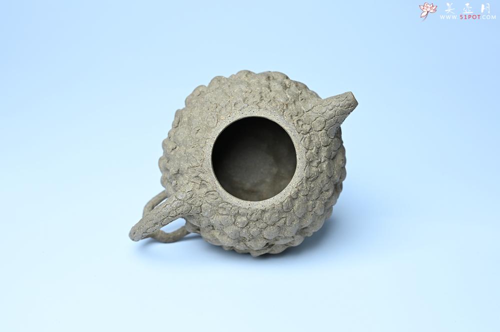 紫砂壶图片：美壶特惠 全手工老青段供春壶 肌理有老树瘿的感觉 灰常赞 - 全手工紫砂壶网