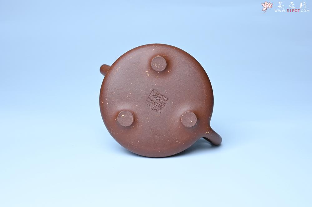 紫砂壶图片：美壶特惠 精致特好紫玉金砂子冶石瓢 做工和泥料不输千元作品 - 全手工紫砂壶网