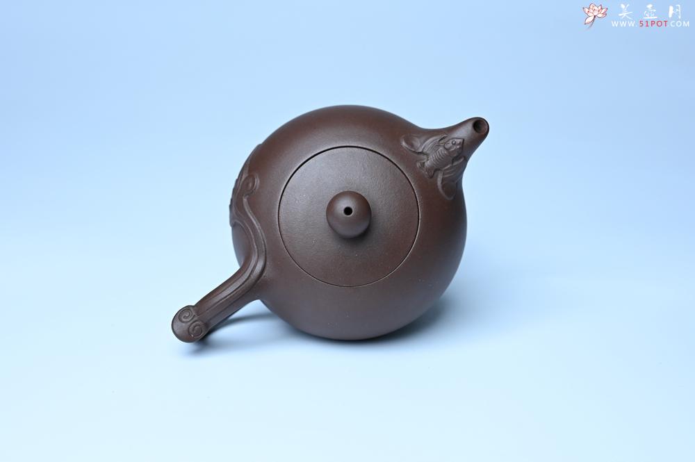 紫砂壶图片：美壶特惠 优质老紫泥福在眼前壶 茶人醉爱 - 全手工紫砂壶网