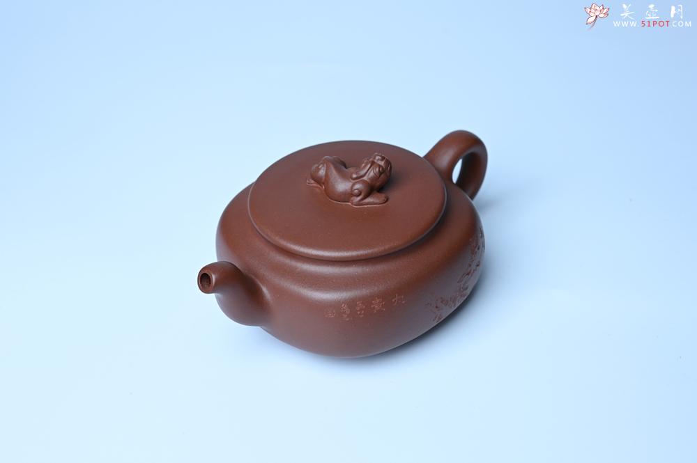 紫砂壶图片：美壶特惠 精致优质紫泥祥瑞壶 难度大 茶人醉爱 - 全手工紫砂壶网