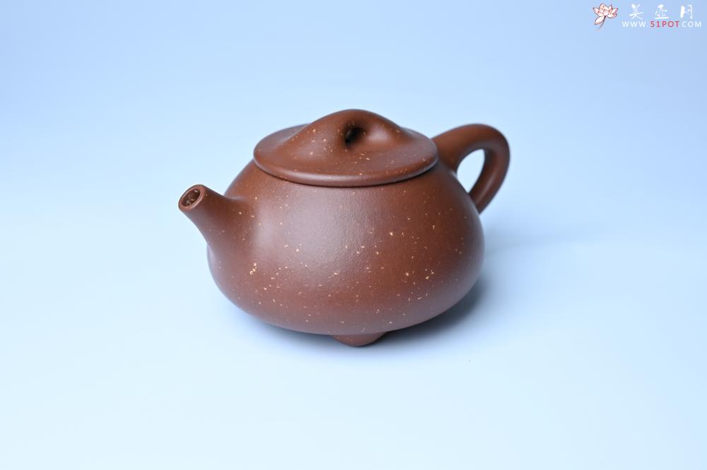 紫砂壶图片：美壶特惠 精致特好紫玉金砂满瓢景舟石瓢壶 做工和泥料不输千元作品 - 全手工紫砂壶网